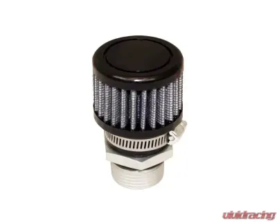 Moroso Black Finish Moroso GM LS Valve Cover Breather Kit - 68848