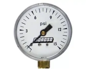 Moroso Part No 89550 Tire Pressure Gauge Head 0-15psi