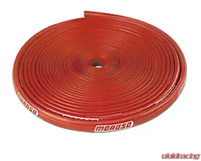 Moroso 25ft Roll Red 8mm Insulated Spark Plug Wire Sleeve - 72002