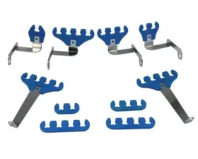 Moroso Blue 7-9mm Ford Small Block Ignition Wire Loom Kit