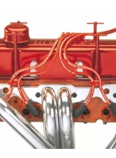 Moroso Red 7-9mm Chevrolet Small Block Show Car Ignition Wire Loom Kit                                     - 72168 - Image 2