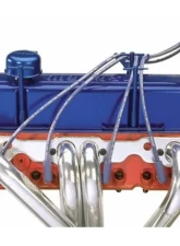 Moroso Blue 7-9mm Chevrolet Small Block 4-Hole Ignition Wire Loom Kit                                     - 72180 - Image 2