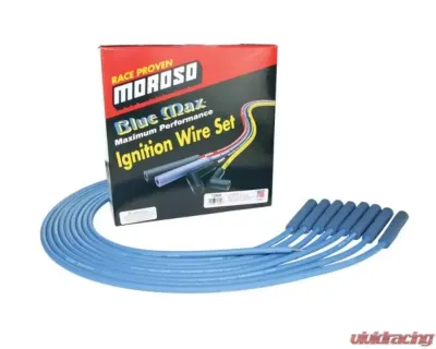 Moroso 36in Straight Solid Core Blue Max Universal Ignition Wire Set - 72800
