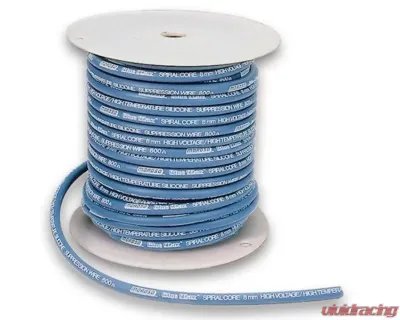 Moroso 100ft 8mm Spiral Core Blue Max Ignition Wire Spool - 73230