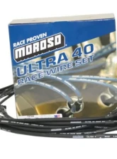 Moroso Black HEI Unsleeved Ultra 40 Ignition Wire Set Chevrolet SBC Sprint Car                                     - 73722 - Image 2