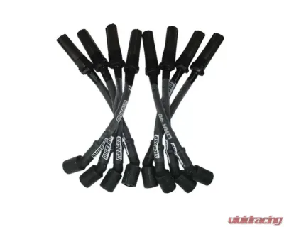 Moroso Black 9.75in Wire Coil-On Sleeved Ultra 40 GM LS Ignition Wire Set - 73827