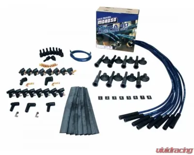 Moroso Blue Ultra 40 Universal/Mopar/Chrysler w/Hemi Heads Ignition Wire Set - 73840