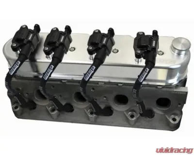 Moroso Black 15in Wire Sleeved Ultra 40 GM LS Ignition Wire Set - 73845