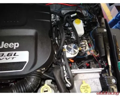 Moroso Billet Aluminum Large Body Air/Oil Separator Catch Can Jeep 3.6L JK 2012-2018 - 85518