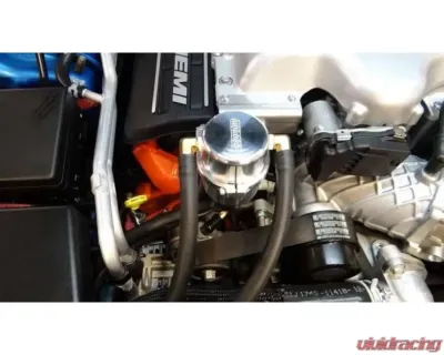Moroso Billet Alum Large Body Air/Oil Separator Catch Can Dodge Charger/Challenger Hellcat 2015-2019 - 85532