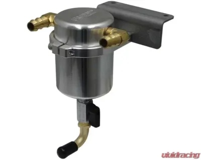 Moroso Billet Alum Large Body Air/Oil Separator Catch Can Dodge Charger/Challenger Hellcat 2015-2019 - 85532
