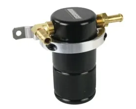 Moroso Black Finish Billet Aluminum Small Body Air/Oil Separator Catch Can Mazda Miata 1990-2005