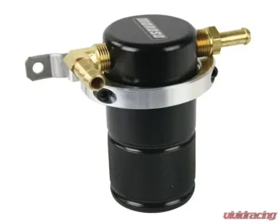 Moroso Black Finish Billet Aluminum Small Body Air/Oil Separator Catch Can Mazda Miata 1990-2005 - 85601