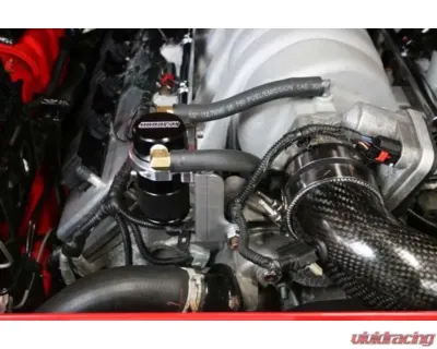 Moroso Billet Alum Small Body Air/Oil Separator Catch Can Dodge Charger/Challenger 6.1L 2006+ - 85612