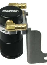 Moroso Black Billet Aluminum Air/Oil Separator Catch Can Dodge Charger/Challenger 6.1L 2006+                                     - 85613 - Image 2