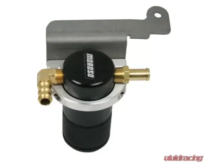 Moroso Black Billet Aluminum Small Body Air/Oil Separator Catch Can Ford Mustang GT500 2007-2014 - 85617
