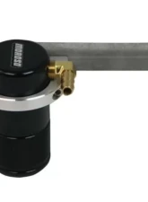 Moroso Black Finish Billet Aluminum Small Body Air/Oil Separator Catch Can Ford Focus ST 2013-2018                                     - 85665 - Image 2