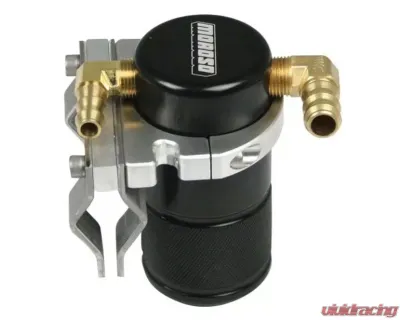 Moroso Black Billet Aluminum Air/Oil Separator Catch Can Subaru BRZ/Scion FRS/Toyota 86 2012-2019 - 85667