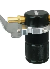 Moroso Black Finish Billet Aluminum Small Body Air/Oil Separator Catch Can Jeep 3.8L JK 2007-2011                                     - 85669 - Image 2