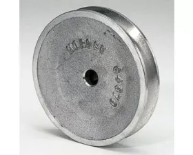 Moroso Cast Aluminum Single Groove Crankshaft Pulley Chevrolet SBC w/Short Pump