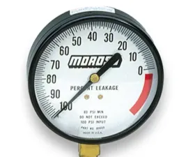 Moroso Part No 89600/89601 Cylinder Leakage Testing Gauge Head