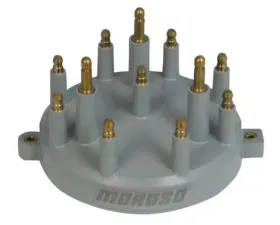 Moroso Ear Mounted Distributor Cap w/ Wire Retainer