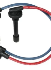 Moroso Blue Colored High Temp Wire Separators Spiral Core Blue Max Custom Ignition Wire Set                                     - 72673 - Image 2