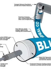 Moroso Black 3ft 8mm Spiral Core Blue Max Ignition Coil Wire Kit                                     - 73236 - Image 2