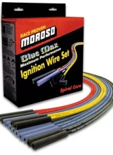 Moroso 90 Degree HEI Sleeved Spiral Core Blue Max Chevrolet Big Block Ignition Wire Set                                     - 72416 - Image 2