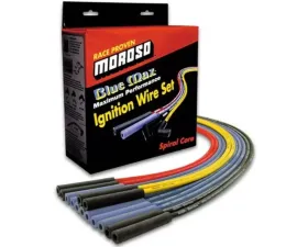 Moroso Spiral Core Blue Max Custom Ignition Wire Set Chevrolet Camaro Z28 | Pontiac Firebird 1985-1991