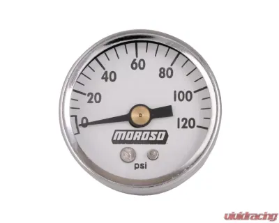 Moroso 1.5in Diameter 0-120lbs Oil Pressure Gauge - 89611