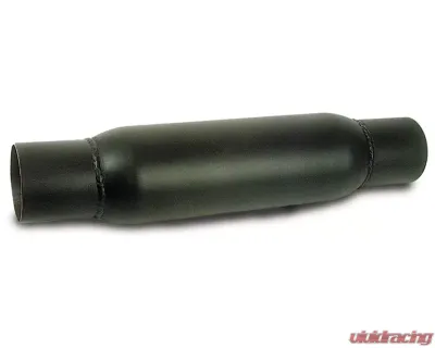 Moroso Steel 3.5in Inlet/Outlet x 4in Diameter x 12in Long Spiral Flow Racing Muffler - 94052