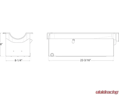 Moroso Stroker Straight Box Sump Oil Pan GM BBC - 20025