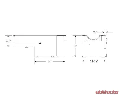Moroso BBC Marine Full Fabricated 10" Deep Sump Oil Pan - 20034