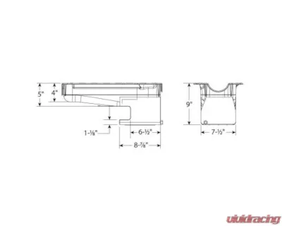 Moroso 80-85 SBC With Passengers Side Dip Stick Dart SHP Oil Pan Chevy II 1962-1967 - 20213