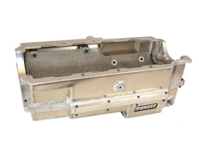 Moroso 2-Piece -16AN Ext Wet Sump Aluminum Oil Pan With Double Power Kick Out Donovan 500 & 700 BBC