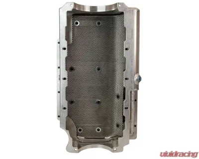 Moroso 2-Piece -16AN Ext Wet Sump Aluminum Oil Pan With Double Power Kick Out Donovan 500 & 700 BBC - 20379