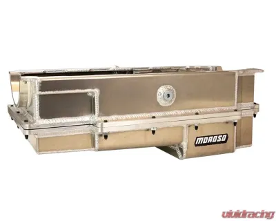 Moroso 5.00" Bore BBC 2 Piece Wet Sump Aluminum Oil Pan Brodix - 20380