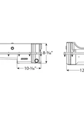 Moroso 5.00" Bore Space BBC 2 Piece -16AN External Wet Sump Aluminum Oil Pan Brodix                                     - 20381 - Image 4