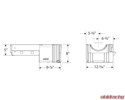 Moroso Double Power Kick Outs 8" Deep Oil Pan BBC Gen V | VI - 20382