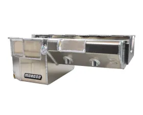 Moroso Double Power Kick Outs Motor Mount Notch 8in Deep Oil Pan BBC Gen V | VI