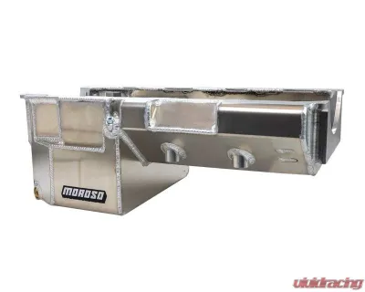 Moroso Double Power Kick Outs Motor Mount Notch 8in Deep Oil Pan BBC Gen V | VI - 20383