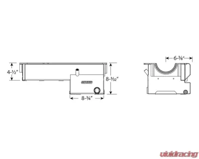 Moroso External -16AN Wet Sump Aluminum Oil Pan Small Block Ford 351W Fox Body Mustang - 20524