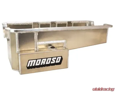 Moroso Road Race Baffled Front Sump 8in Deep Aluminum Oil Pan Ford 289-302 - 20537
