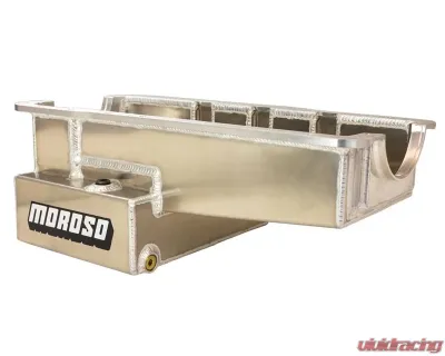 Moroso Road Race Baffled Front Sump 8in Deep Aluminum Oil Pan Ford 289-302 - 20537