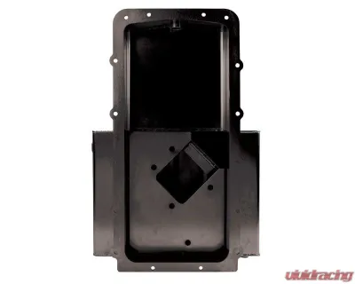 Moroso Ford 5.0L/5.2L Coyote Cobra Replica Road Race Baffled Rear T-Sump Steel Black Pc Oil Pan - 20568