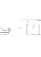 Moroso Dry Sump 3 Pickup 6.5in Deep Aluminum Oil Pan SBC Sprint Car Pre-1985                                     - 21009 - Image 6
