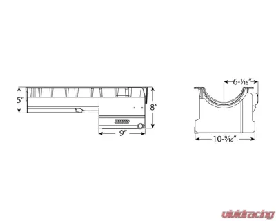 Moroso Drag Race Steel Oil Pan Clear Zinc BBC Gen V | VI - 21050