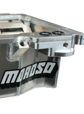 Moroso GM LV1 Rear Sump 6" Deep Road Race Baffle Oil Pan GM S10/S15 | G-Body | Chevrolet Camaro | Nova | Chevelle                                     - 21148 - Image 3