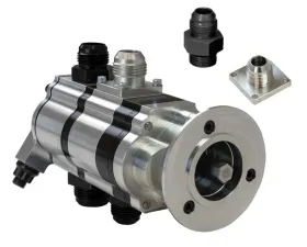 Moroso Noonan Front Hex Drive Reverse Rotation 1.800 PS V-Band 2 Stage Dry Sump Oil Pump